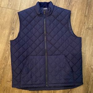 Men’s CHAPS Puffer Vest XL Navy